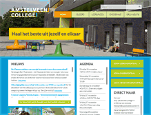 Tablet Screenshot of amstelveencollege.nl